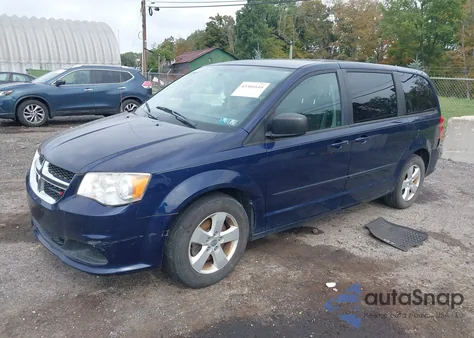 2013 Dodge Grand Caravan Se from USA, damaged, VIN 2C4RDGBG5DR534685